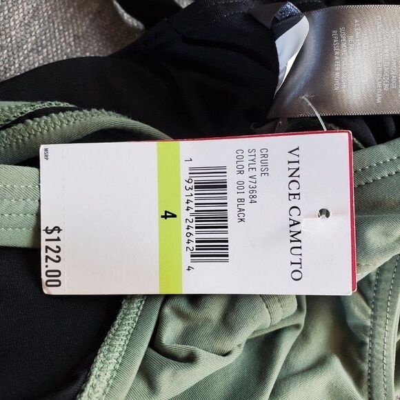 Vince Camuto Sz 4 One Shoulder One Piece Swimsuit - Picture 13 of 13